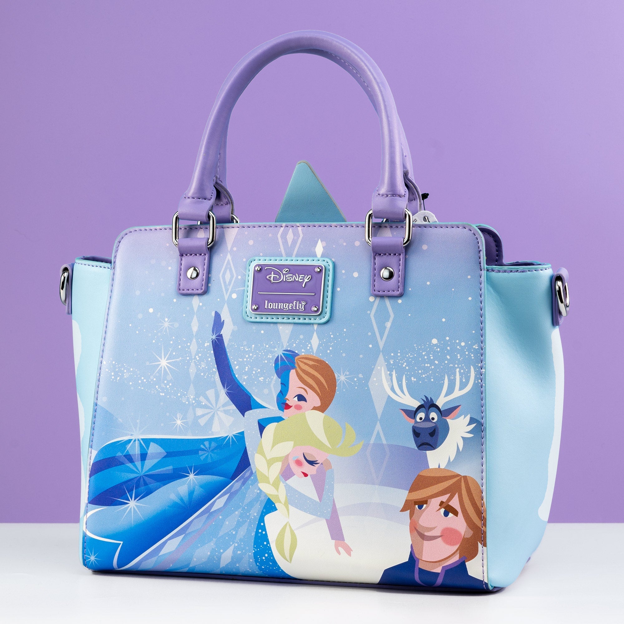 Loungefly x Disney Frozen Elsa Castle Crossbody Bag - GeekCore