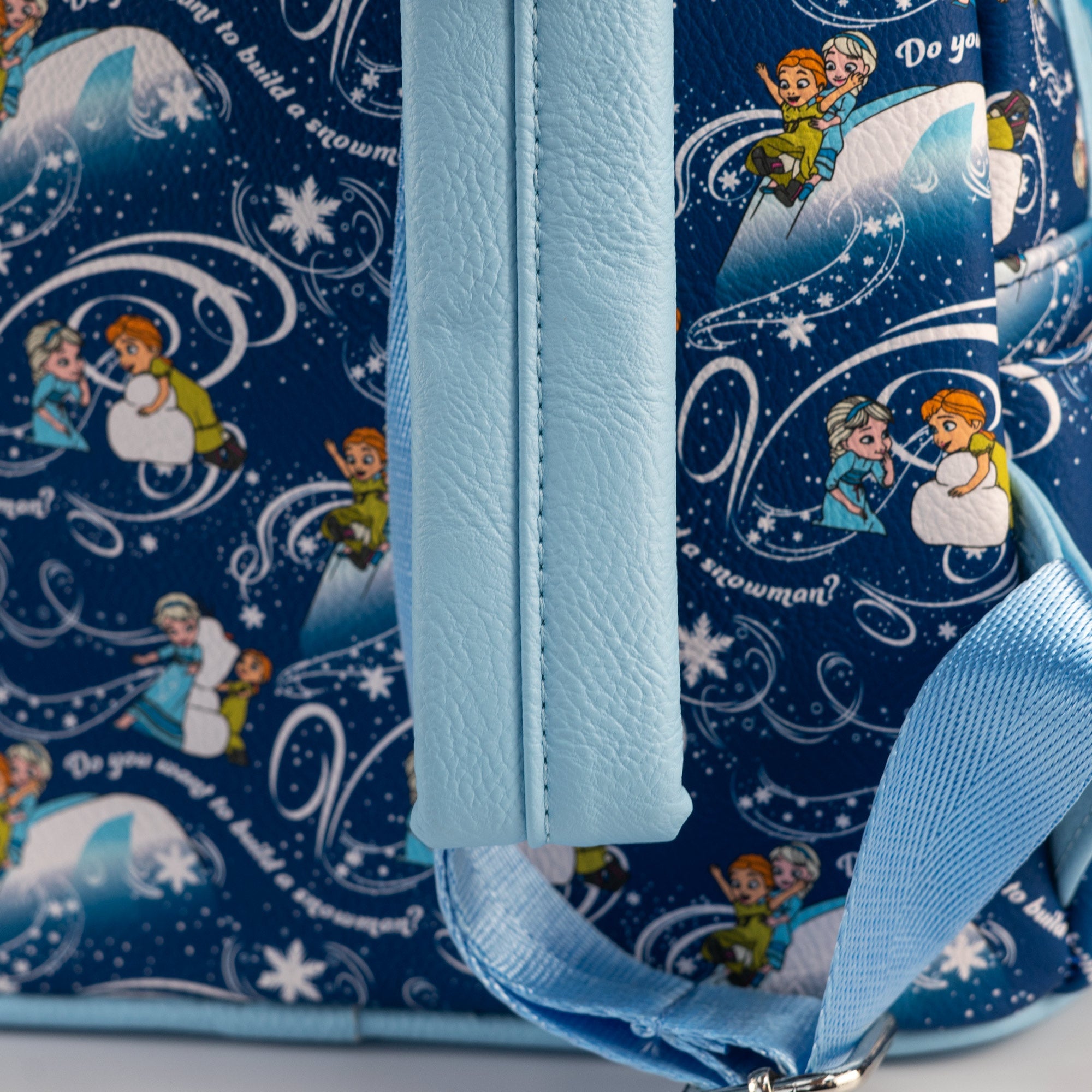Loungefly x Disney Frozen Snow Play AOP Mini Backpack - GeekCore