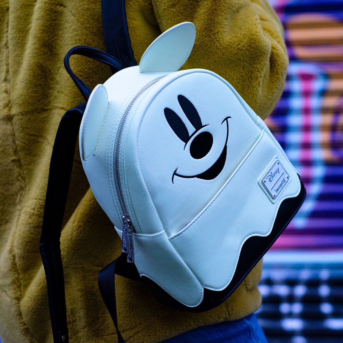 Loungefly x Disney Ghost Mickey Mini Backpack - GeekCore