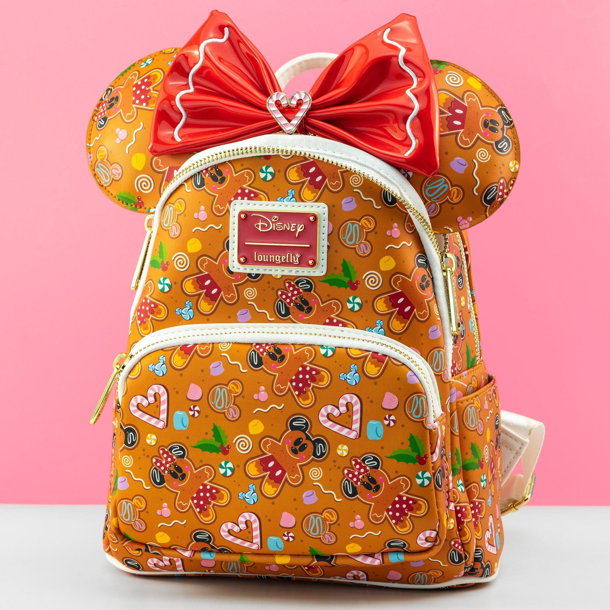 Loungefly x Disney Gingerbread All Over Print Mini Backpack and Headband Set - GeekCore