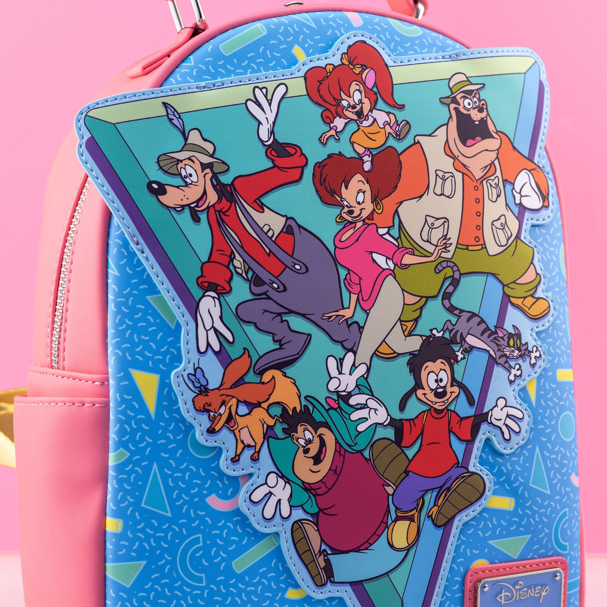 Loungefly x Disney Goofy Movie Troop Triangle Mini Backpack - GeekCore