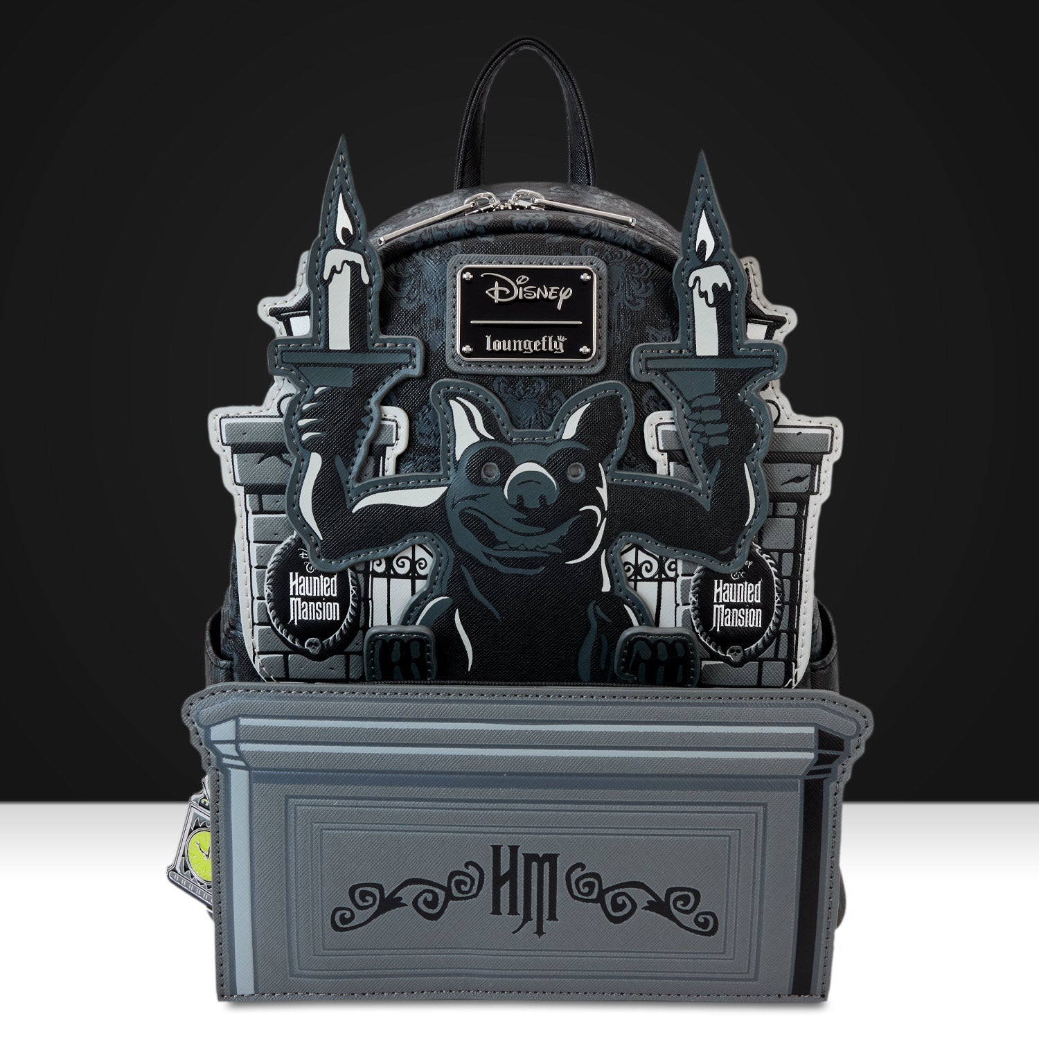 Loungefly x Disney Haunted Mansion Gargoyle Wallpaper Mini Backpack GeekCore