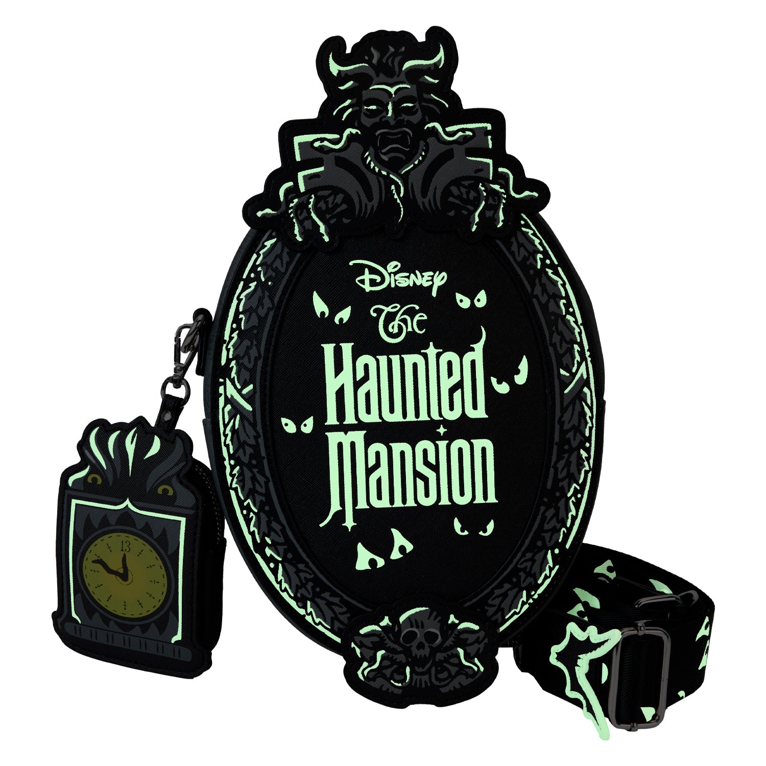 Loungefly x Disney Haunted Mansion Plaque Crossbody Bag - GeekCore