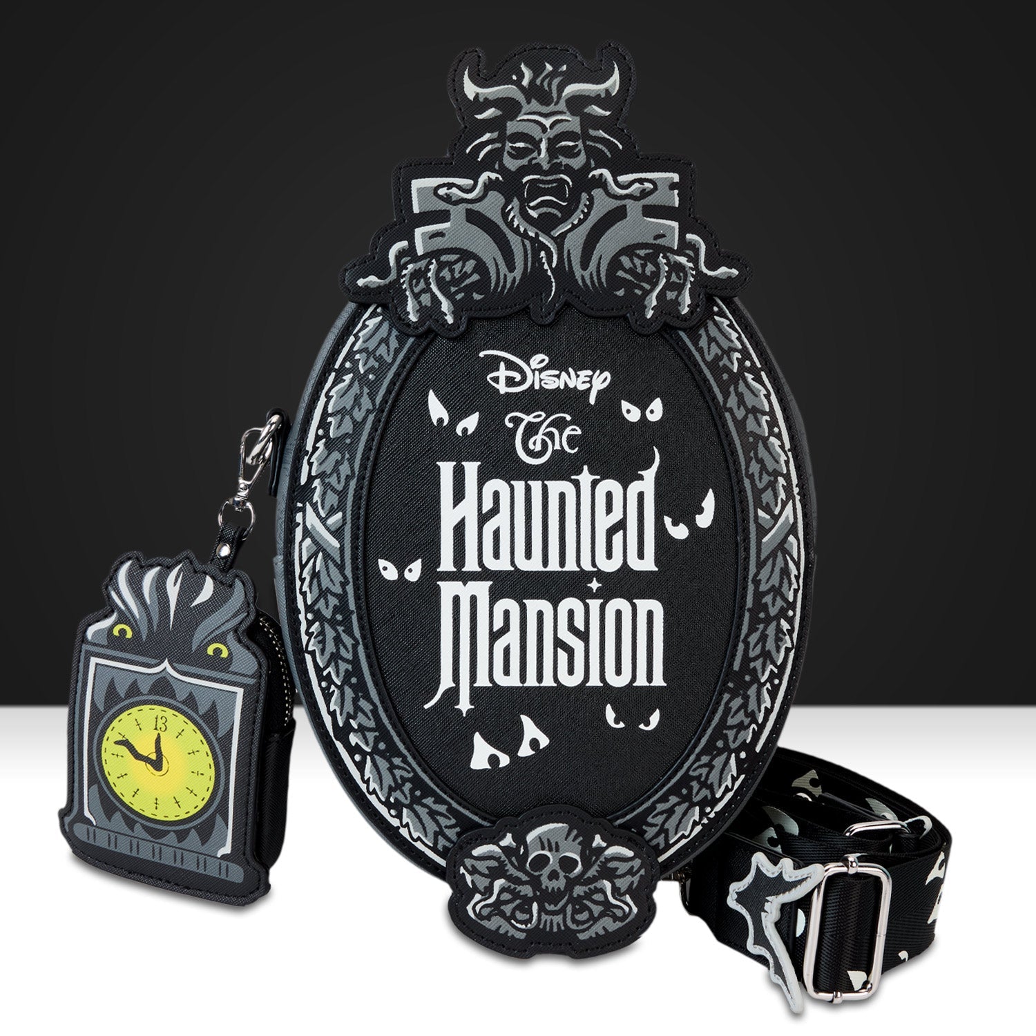 Loungefly x Disney Haunted Mansion Plaque Crossbody Bag - GeekCore