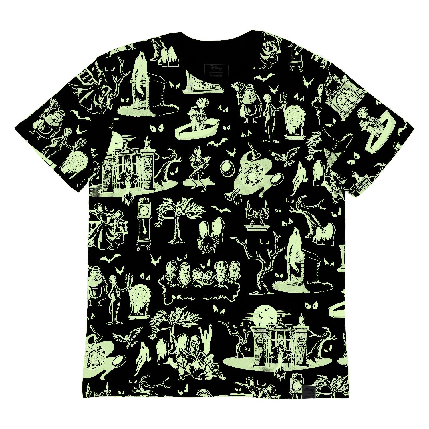 Loungefly x Disney Haunted Mansion Unisex Tee - GeekCore