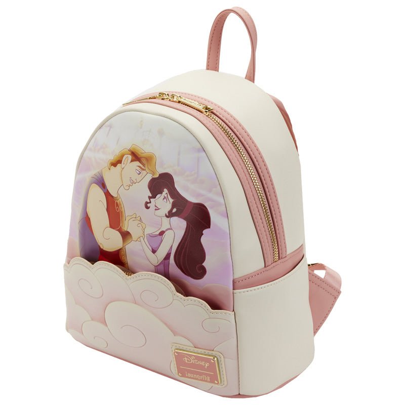 Loungefly x Disney Hercules 25th Anniversary Megara and Hercules Mini Backpack - GeekCore