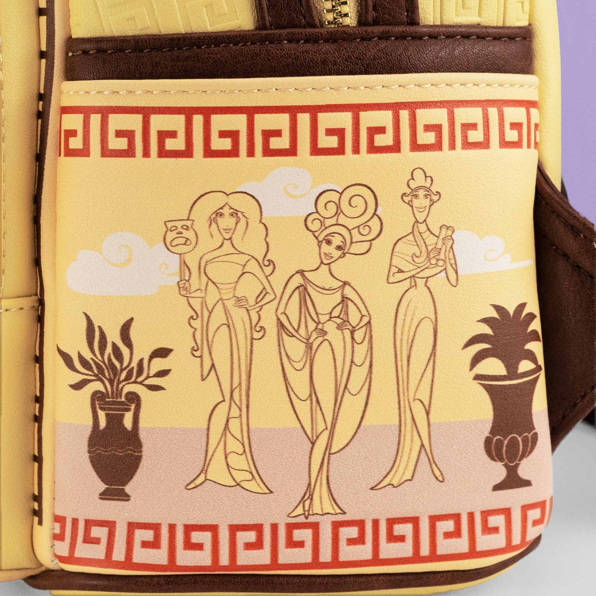 Loungefly x Disney Hercules Muses Embossed Mini Backpack - GeekCore