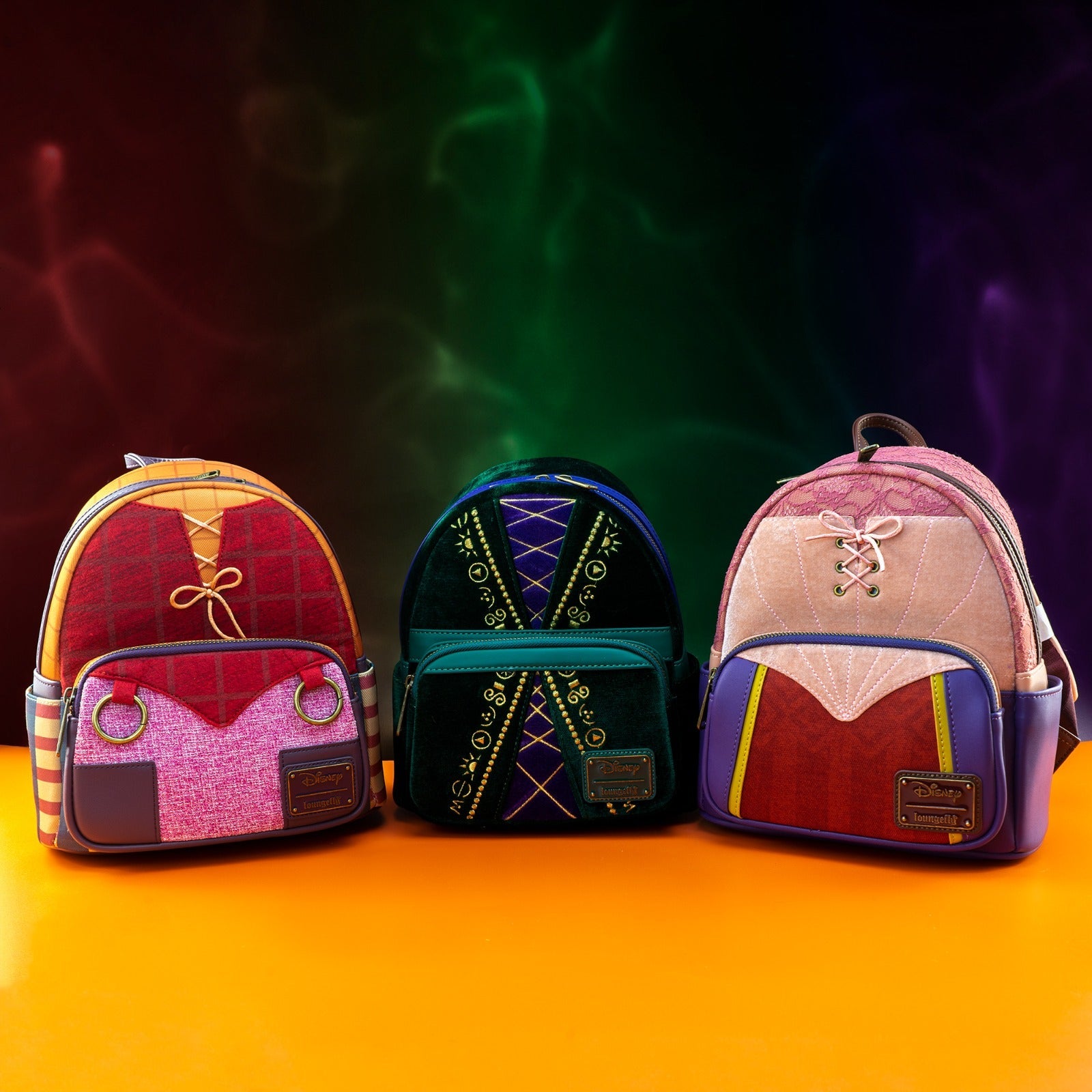 Loungefly x Disney Hocus Pocus Mary Sanderson Dress Cosplay Mini Backpack - GeekCore