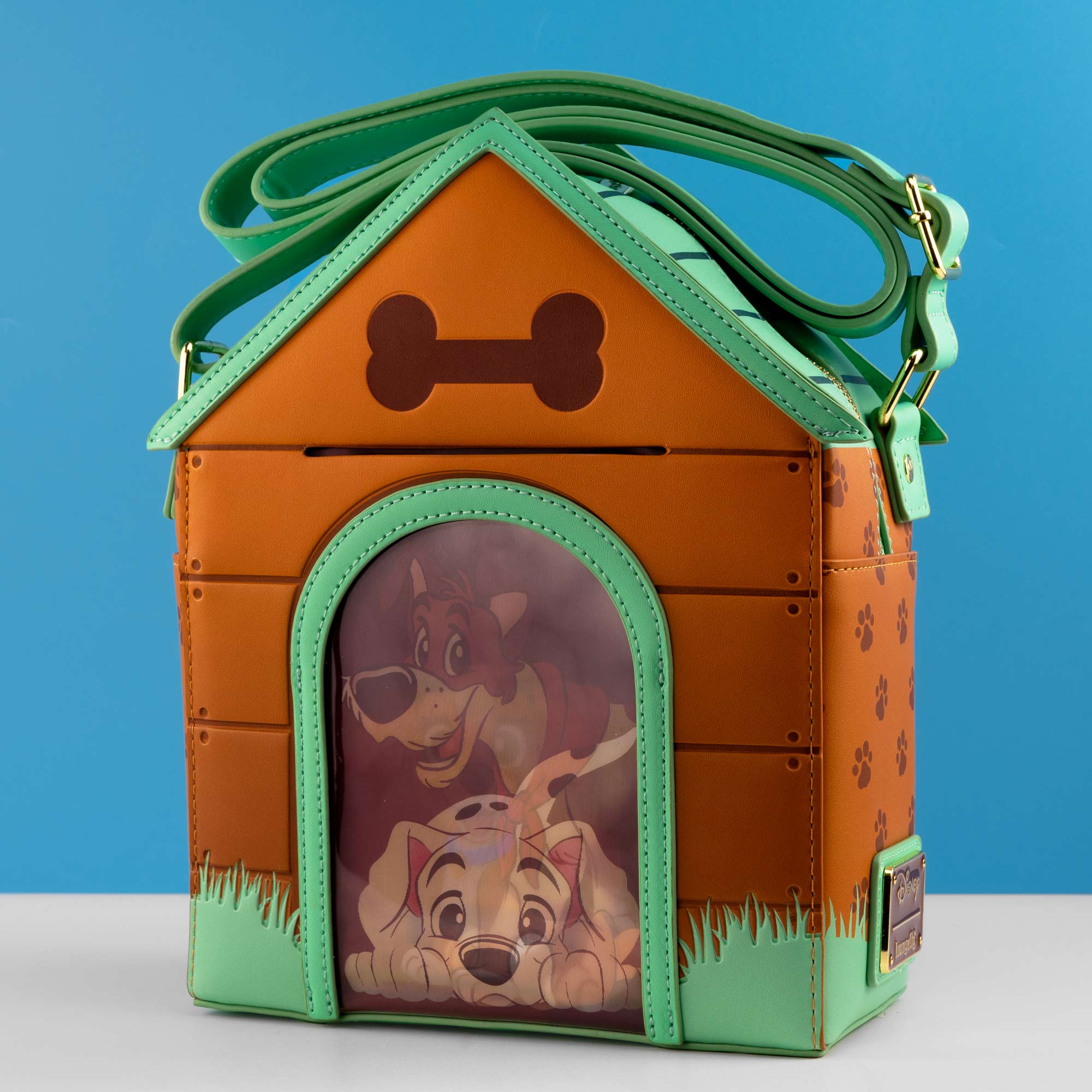 Loungefly x Disney I Heart Disney Dogs Crossbody Bag - GeekCore