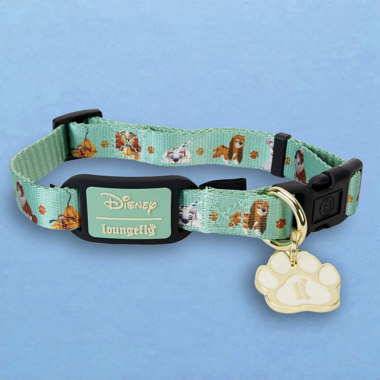 Loungefly x Disney I Heart Dogs AOP Dog Collar - GeekCore