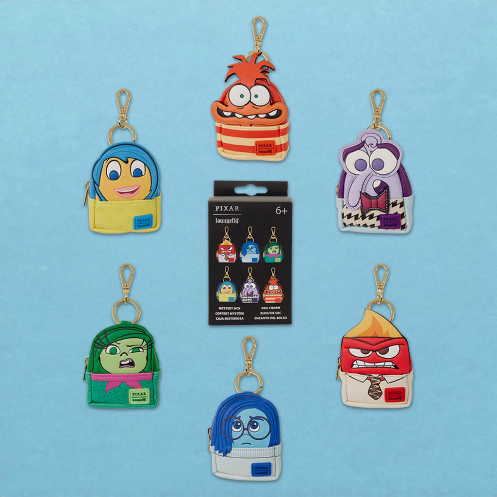 Loungefly x Disney Inside Out 2 Mystery Mini Backpack Bag Charm - GeekCore