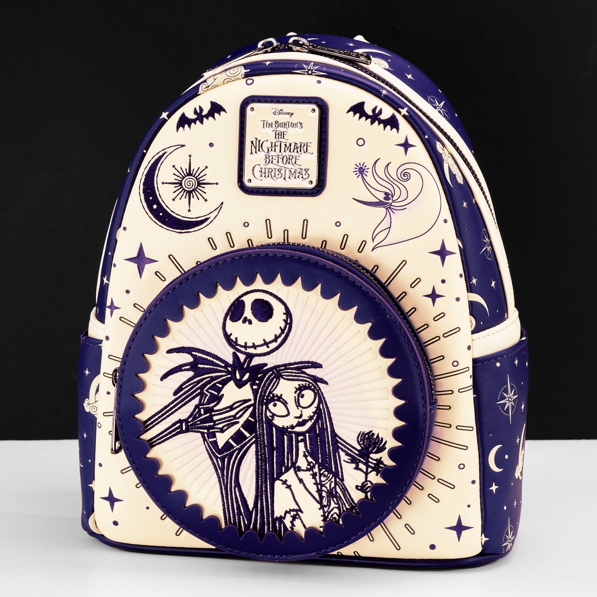 Loungefly x Disney Jack Skellington & Sally Night Sky Mini Backpack - GeekCore
