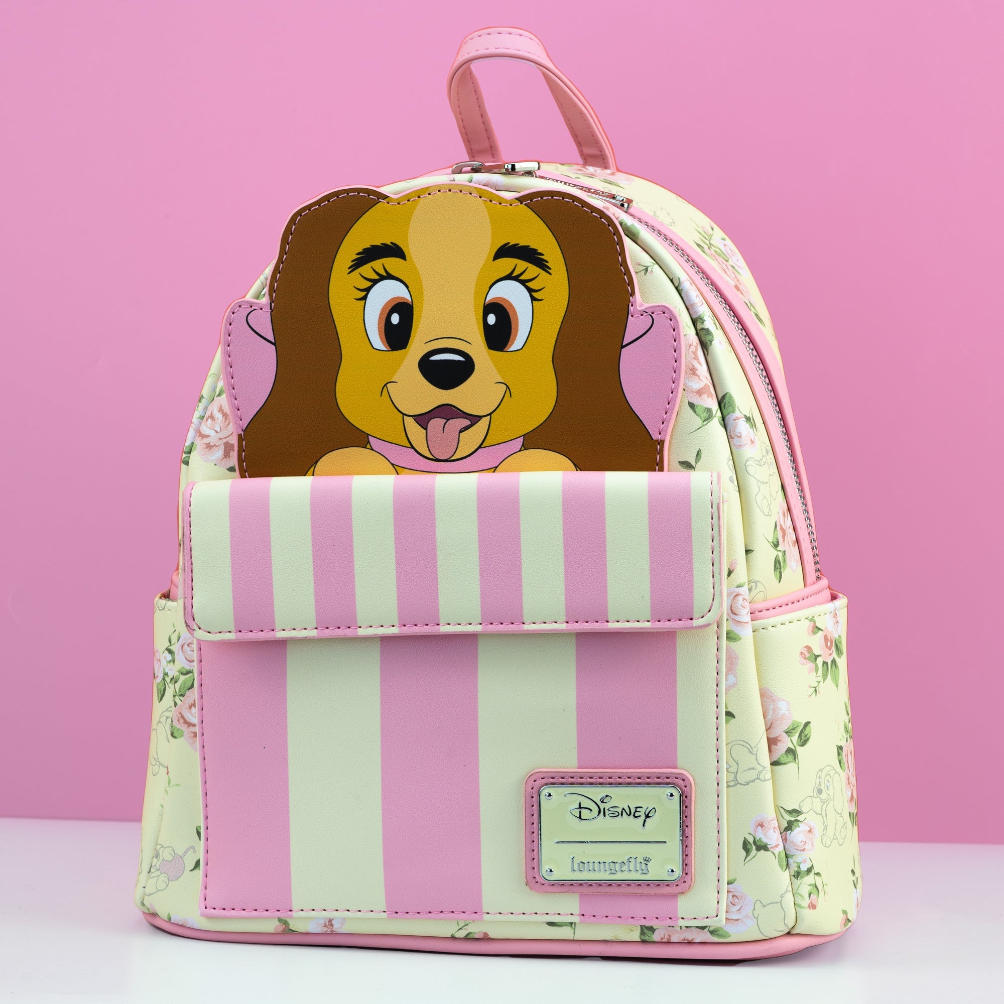 Loungefly x Disney Lady and the Tramp Lady Hat Box Mini Backpack - GeekCore