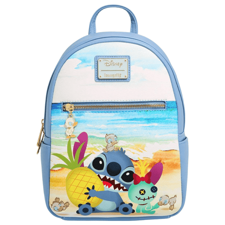 Loungefly x Disney Lilo and Stitch Beach with Scrump Mini Backpack - GeekCore