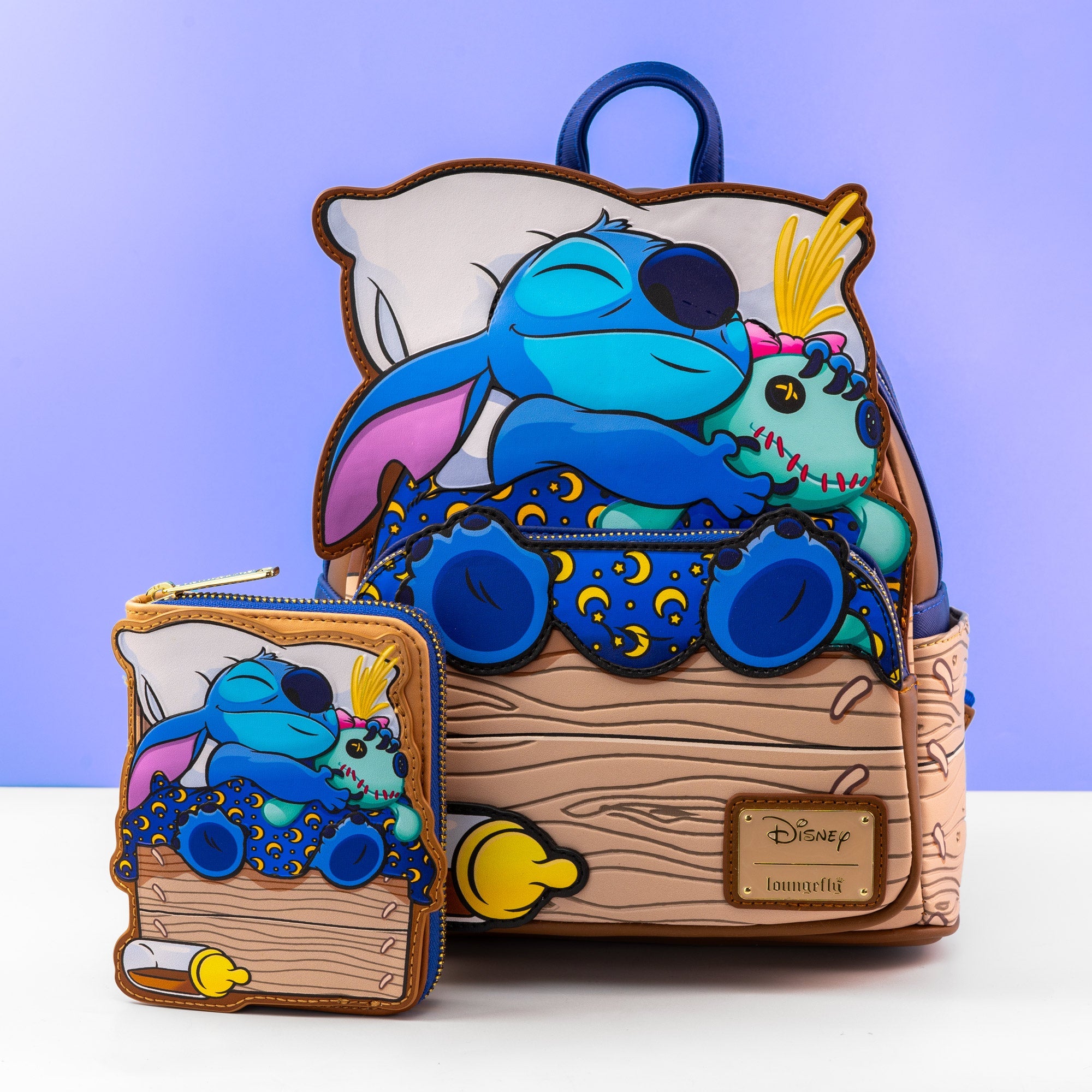 Loungefly x Disney Lilo and Stitch Bedtime Stitch Wallet - GeekCore