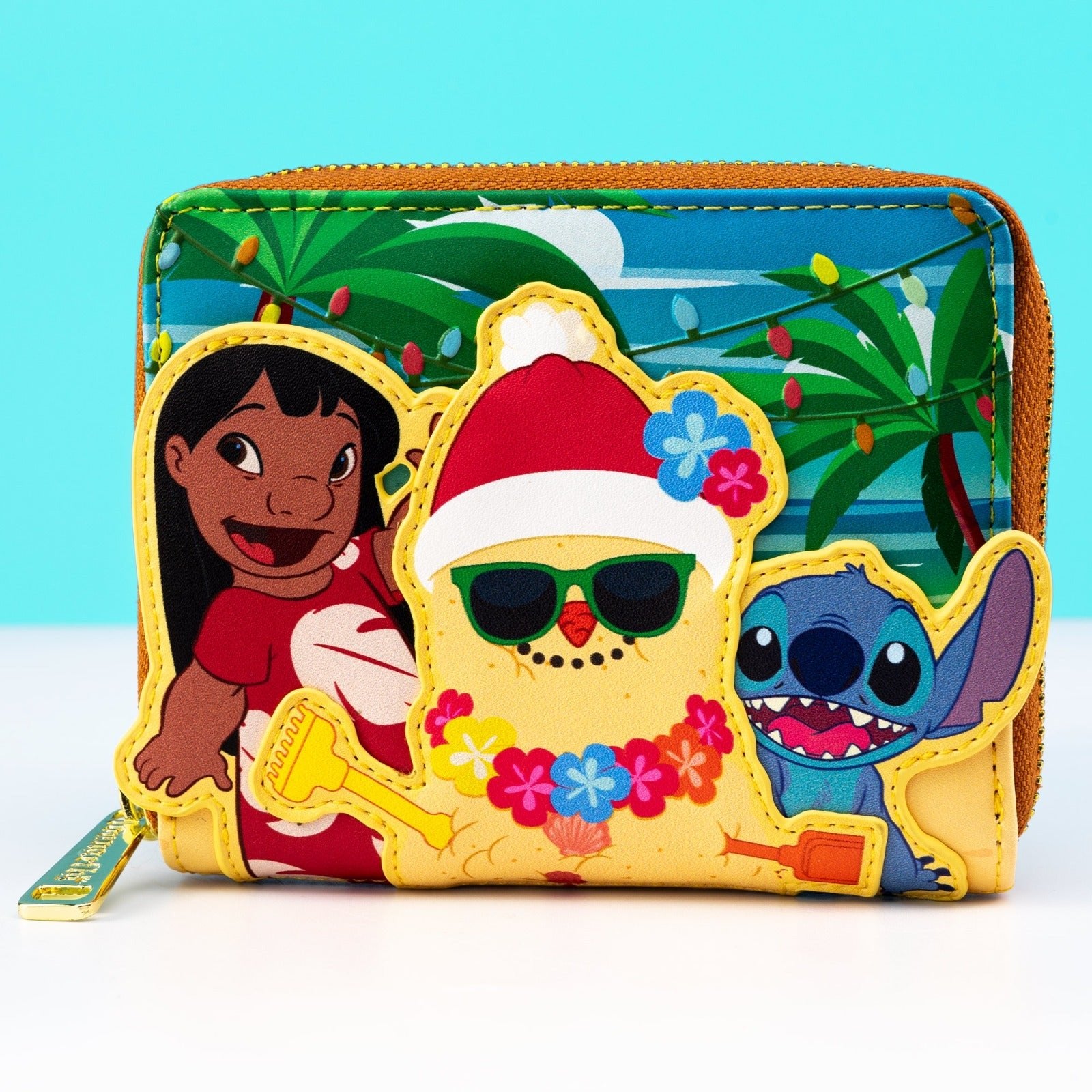 Loungefly x Disney Lilo and Stitch Festive Beach Holiday Wallet - GeekCore