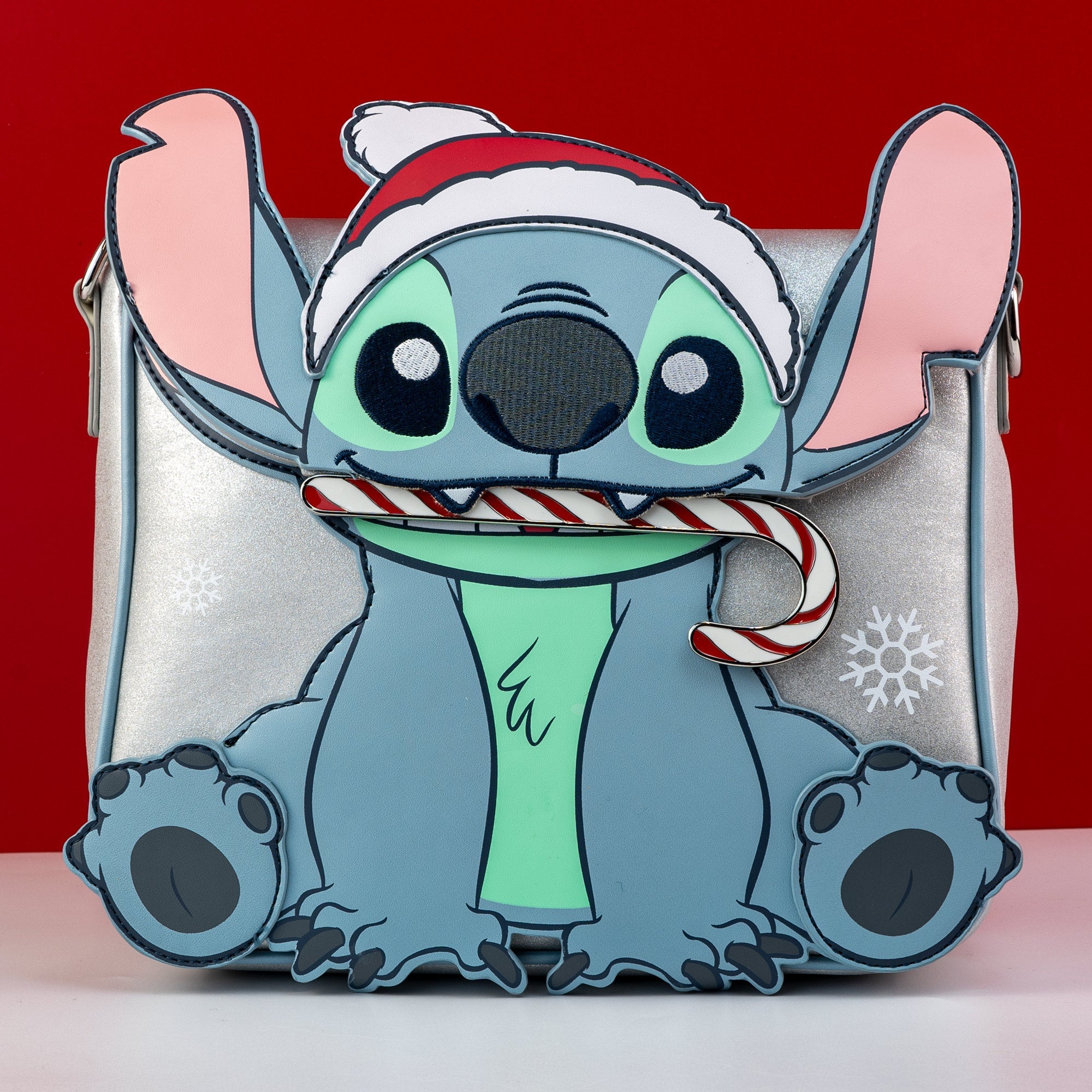 Loungefly x Disney Lilo and Stitch Holiday Cosplay Crossbody Bag - GeekCore