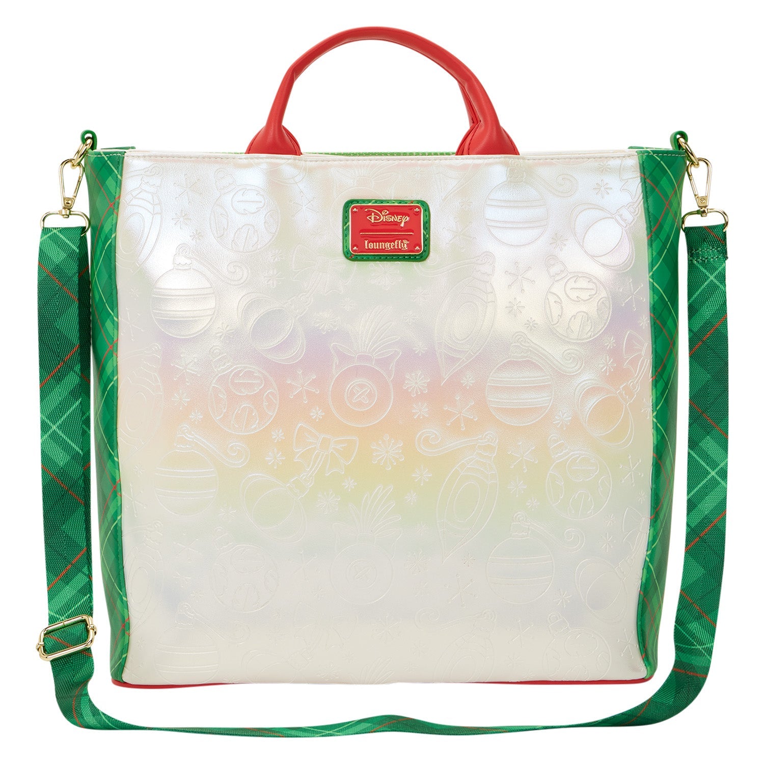 Loungefly x Disney Lilo And Stitch Holiday Tote Bag - GeekCore