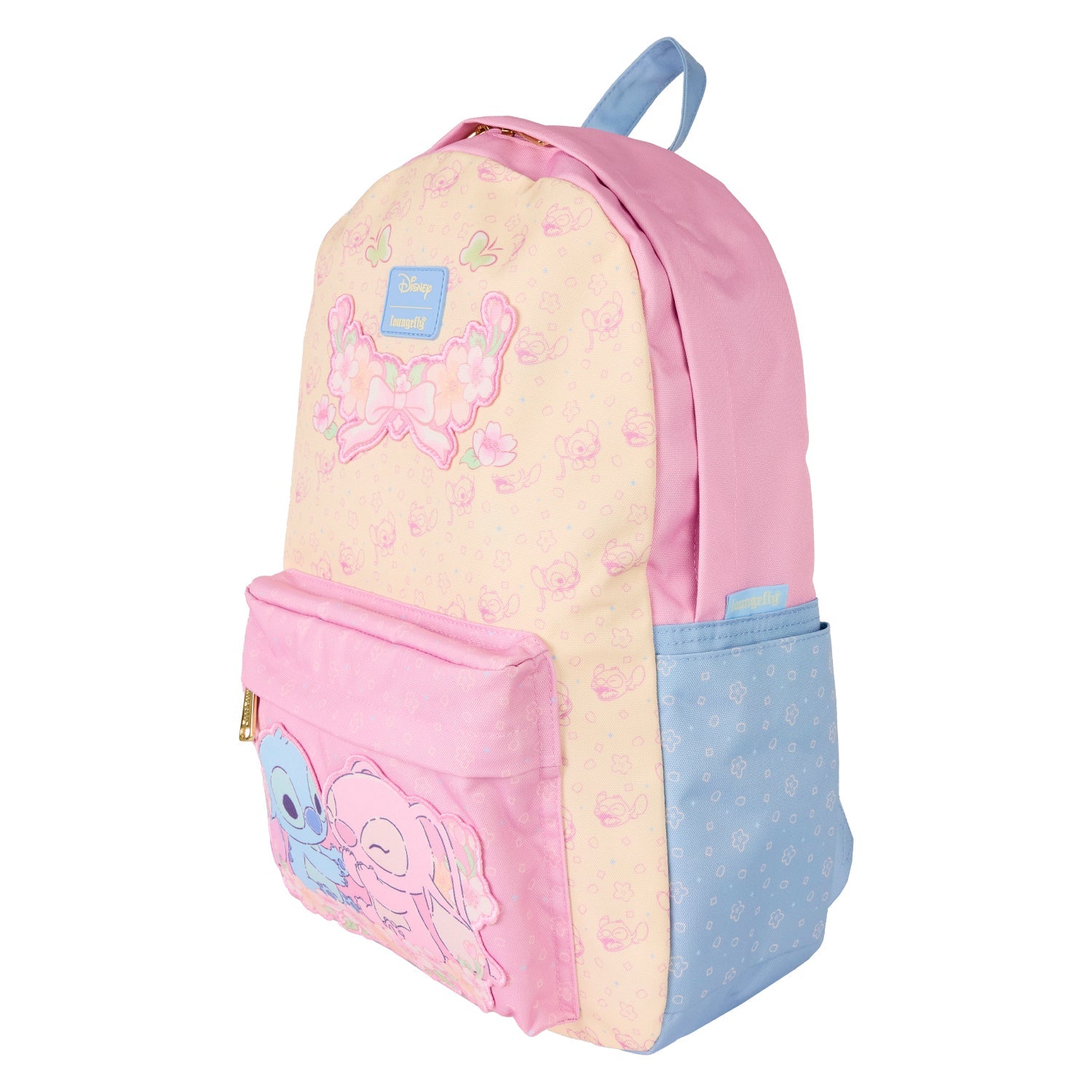 Loungefly x Disney Lilo And Stitch Pastel Nylon Full - Size Backpack - GeekCore