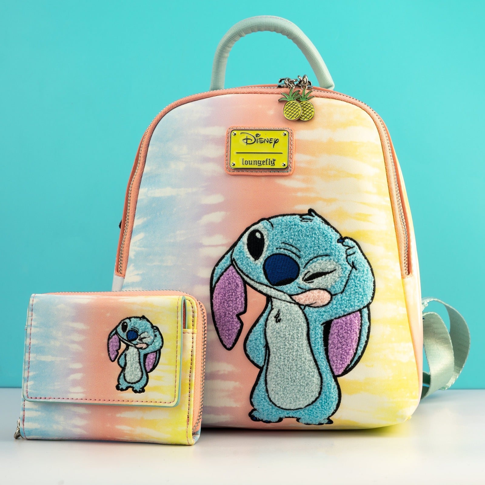 Loungefly x Disney Lilo and Stitch Pastel Tie Dye Wallet - GeekCore