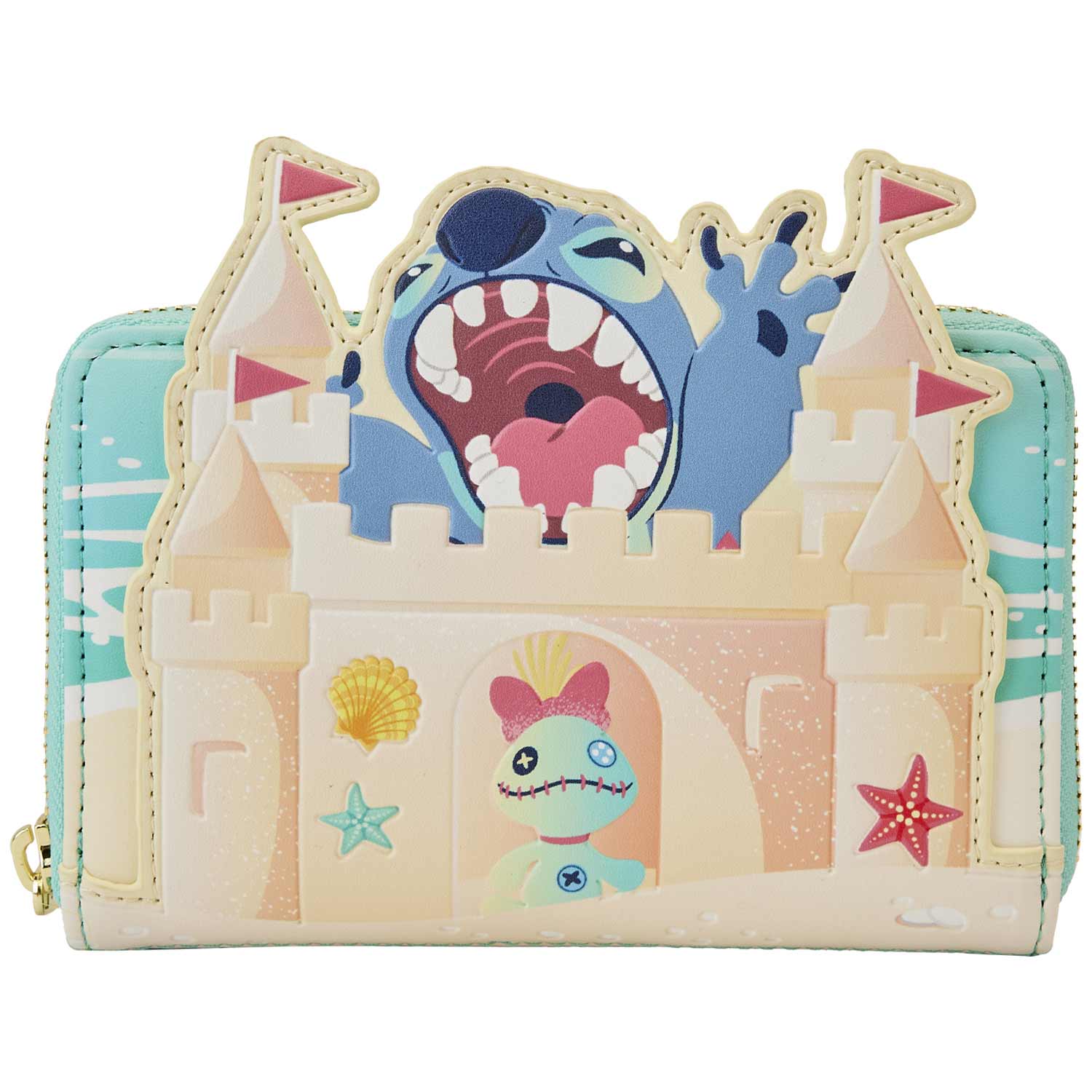 Loungefly x Disney Lilo and Stitch Sandcastle Wallet - GeekCore