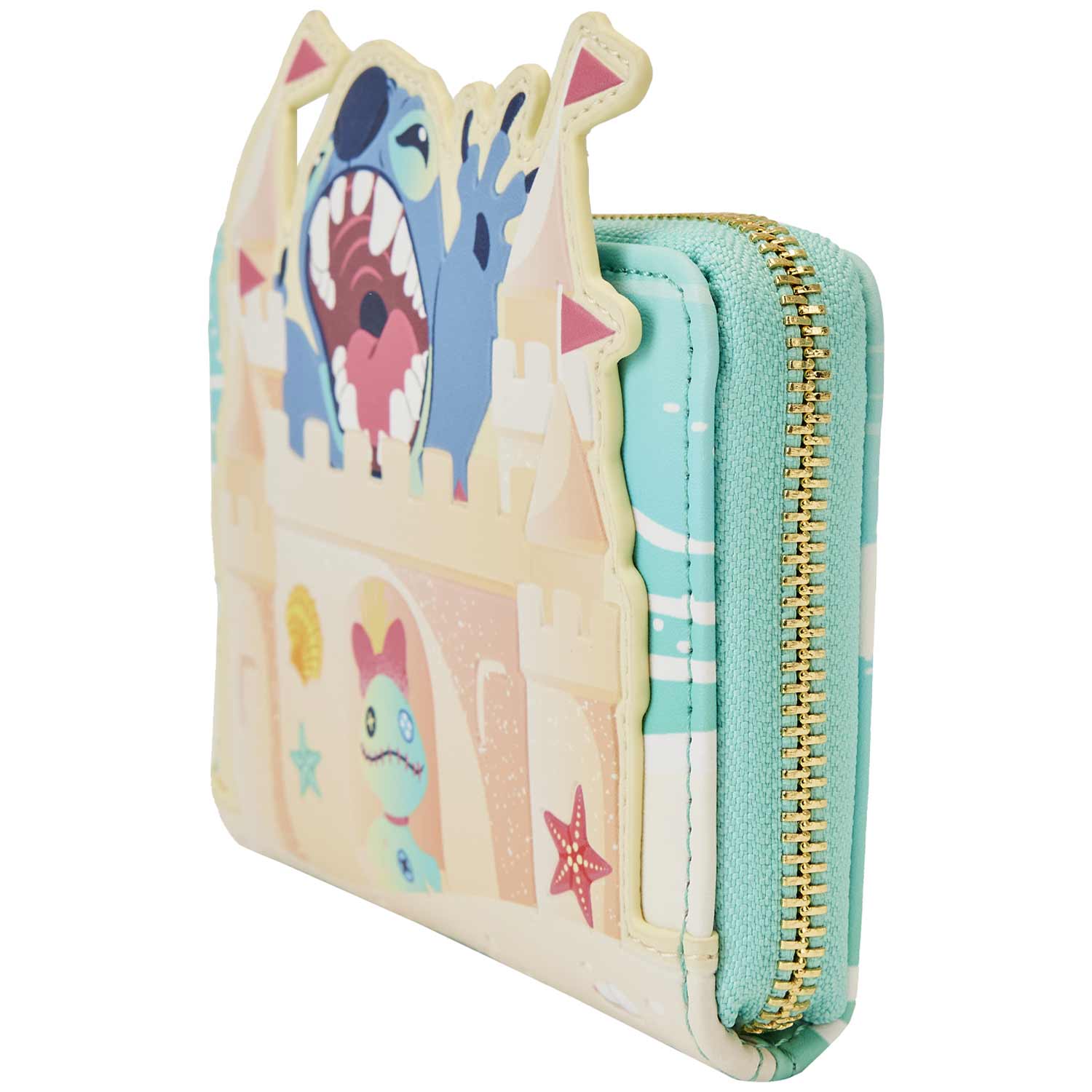 Loungefly x Disney Lilo and Stitch Sandcastle Wallet - GeekCore