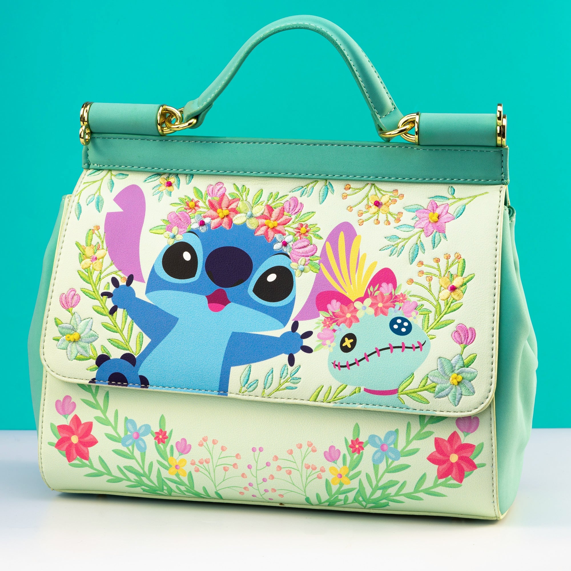 Loungefly x Disney Lilo and Stitch Scrump Pineapple Crossbody Bag - GeekCore