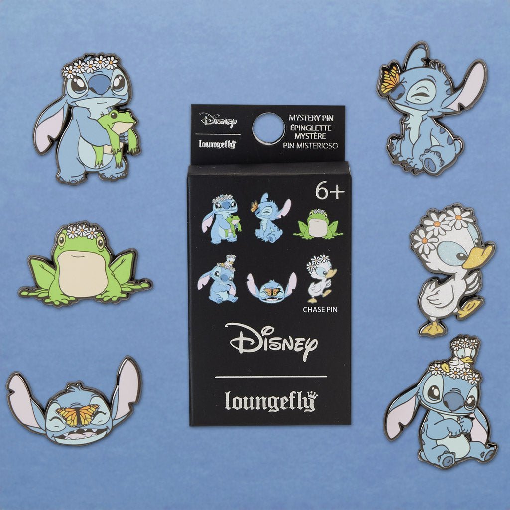 Stitch Spring Time Pin Loungefly x Disney Lilo and Stitch Springtime Mystery Pin Blind Box ...