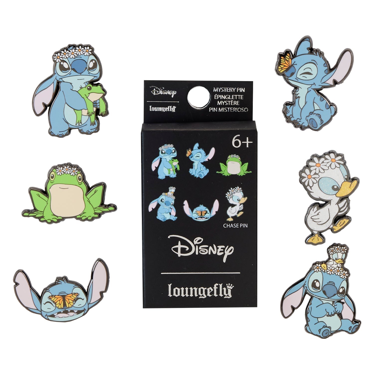 Loungefly x Disney Lilo and Stitch Springtime Mystery Pin Blind Box - GeekCore
