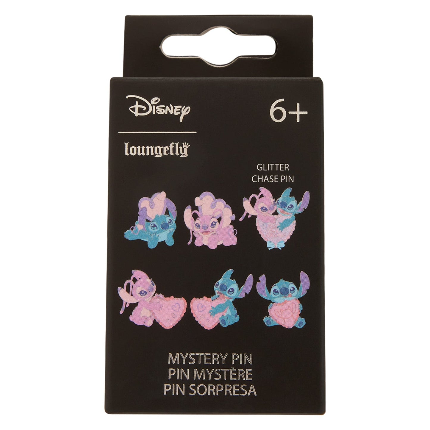 Loungefly x Disney Lilo & Stitch Angel Hearts Blind Box Mystery Pin - GeekCore