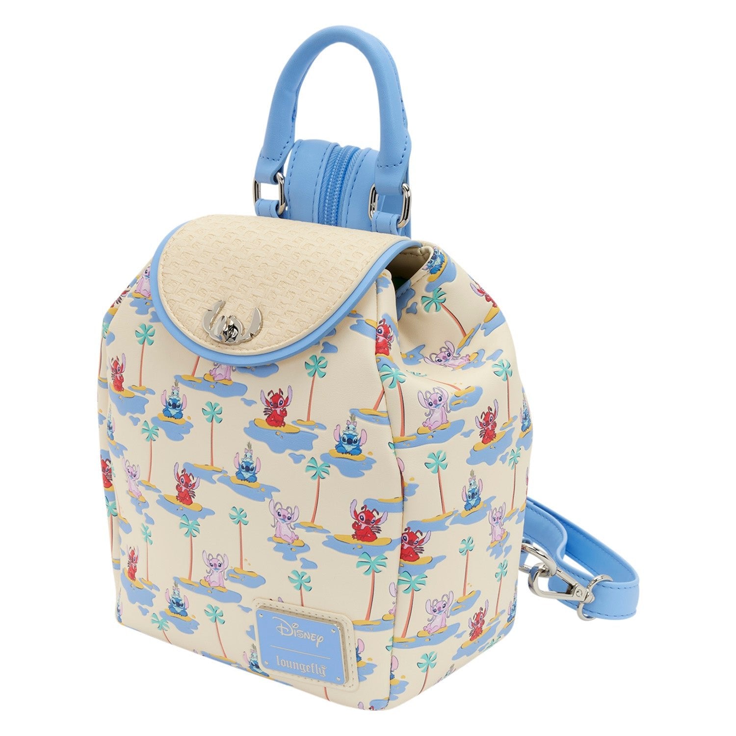 Loungefly x Disney Lilo & Stitch Stitch, Angel, & Leroy Micro Mini Backpack - GeekCore