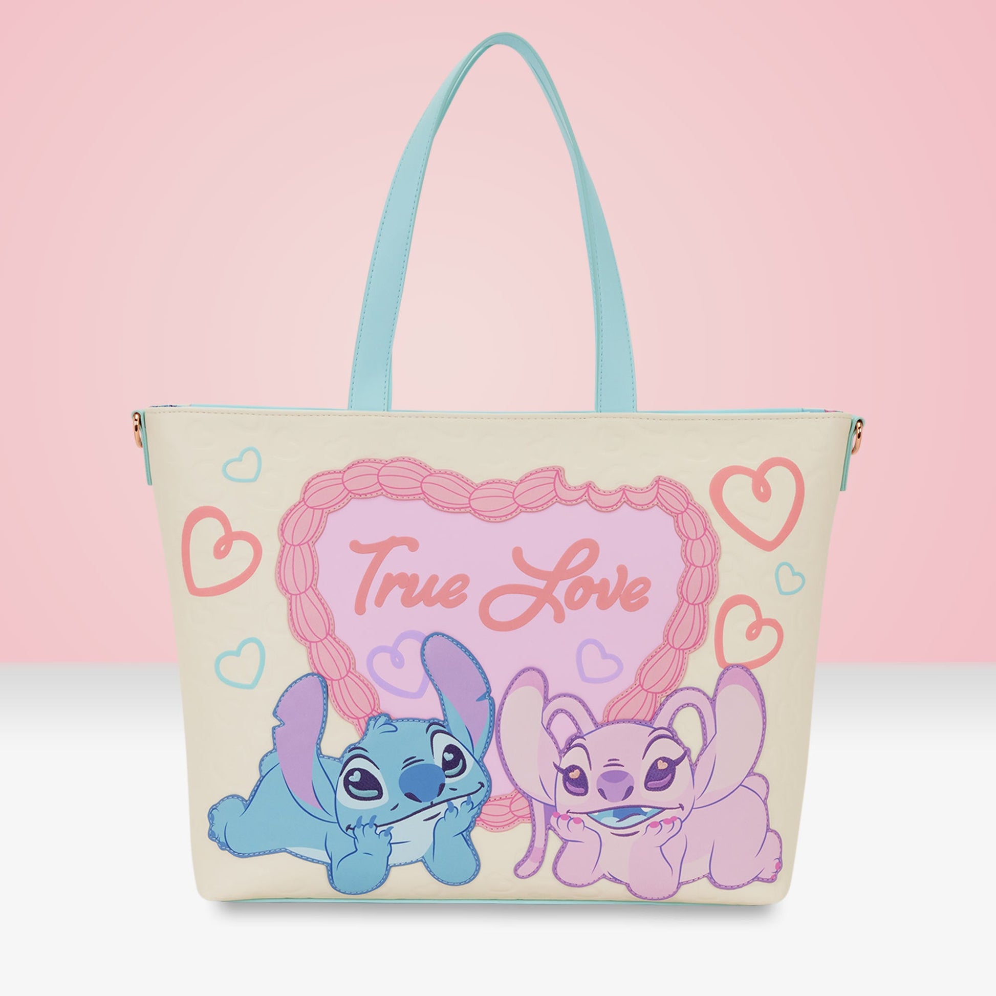 Loungefly x Disney Lilo & Stitch True Love Tote Bag - GeekCore