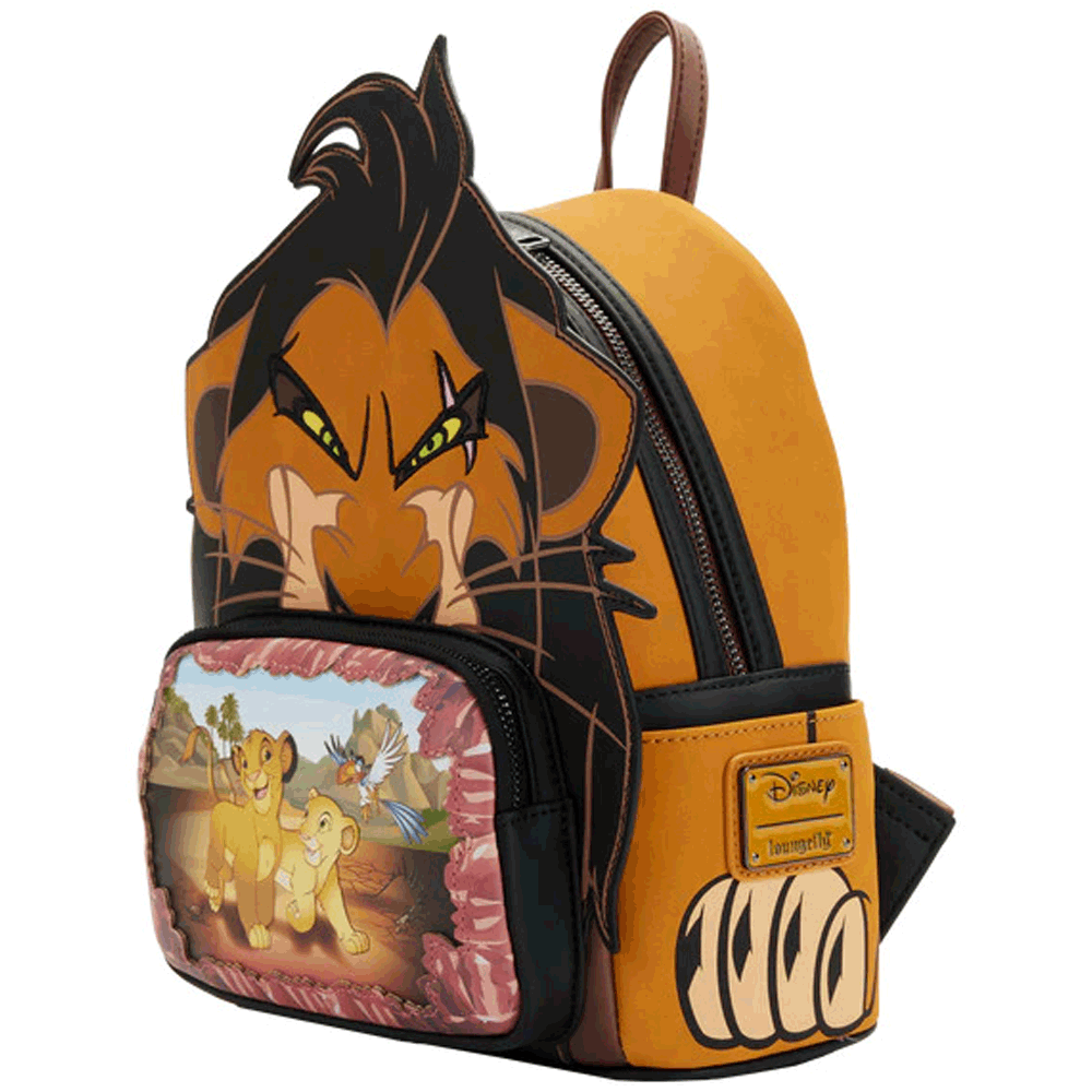 Loungefly x Disney Lion King Villains Scene Scar Mini Backpack - GeekCore