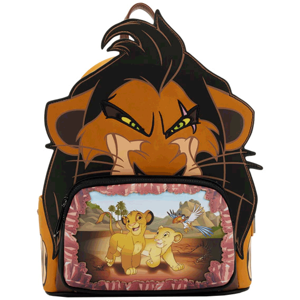 Loungefly x Disney Lion King Villains Scene Scar Mini Backpack - GeekCore