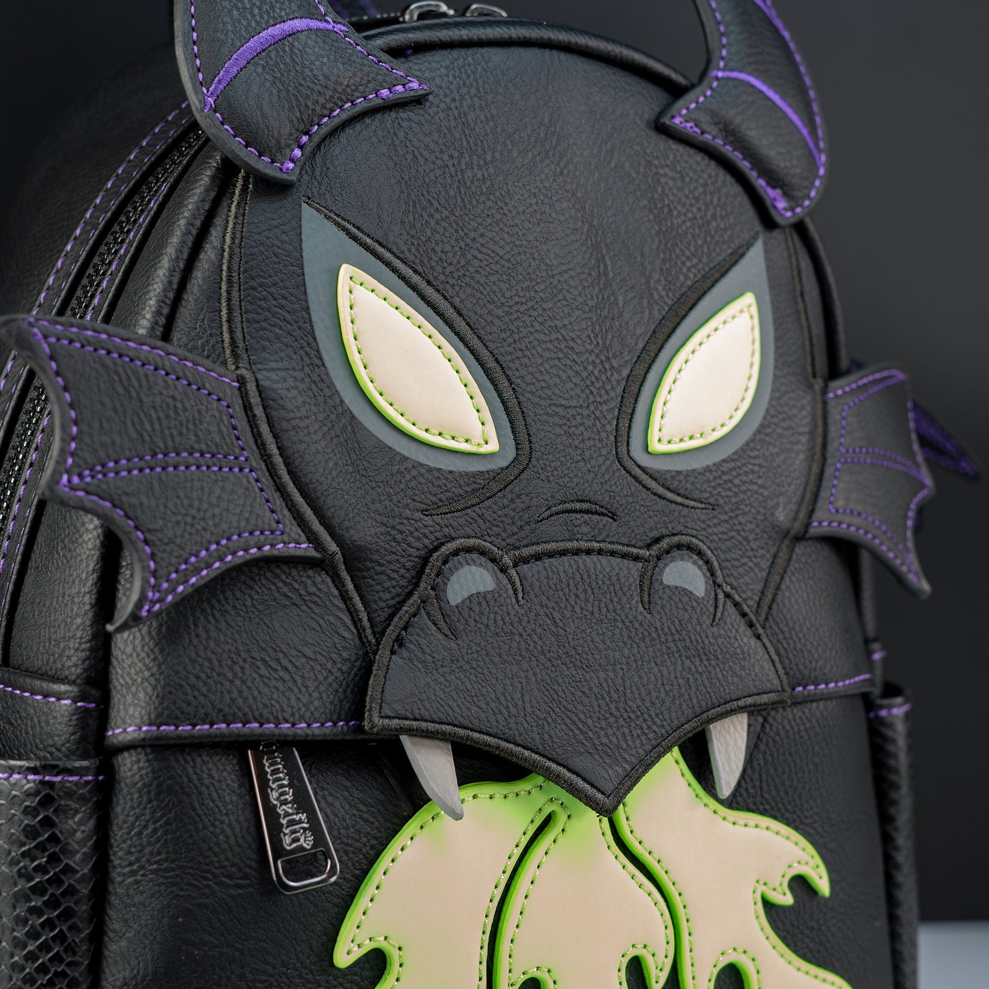 Loungefly x Disney Maleficent Dragon Breathing Fire Mini Backpack - GeekCore