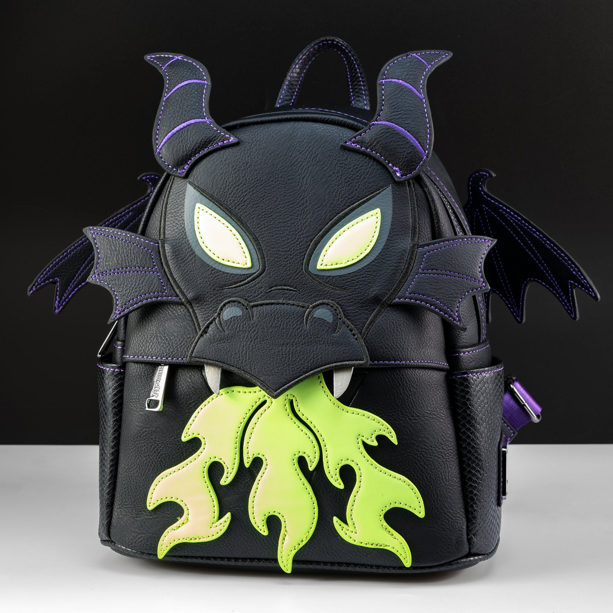 Loungefly x Disney Maleficent Dragon Breathing Fire Mini Backpack - GeekCore