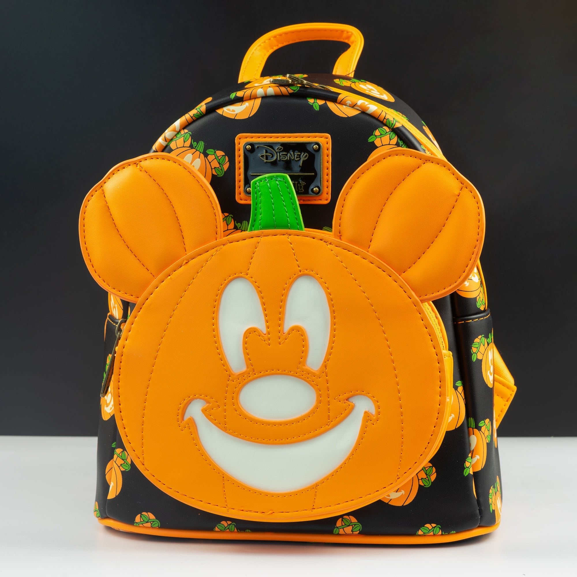 Loungefly x Disney Mick - O - Lantern Pumpkin Mini Backpack - GeekCore