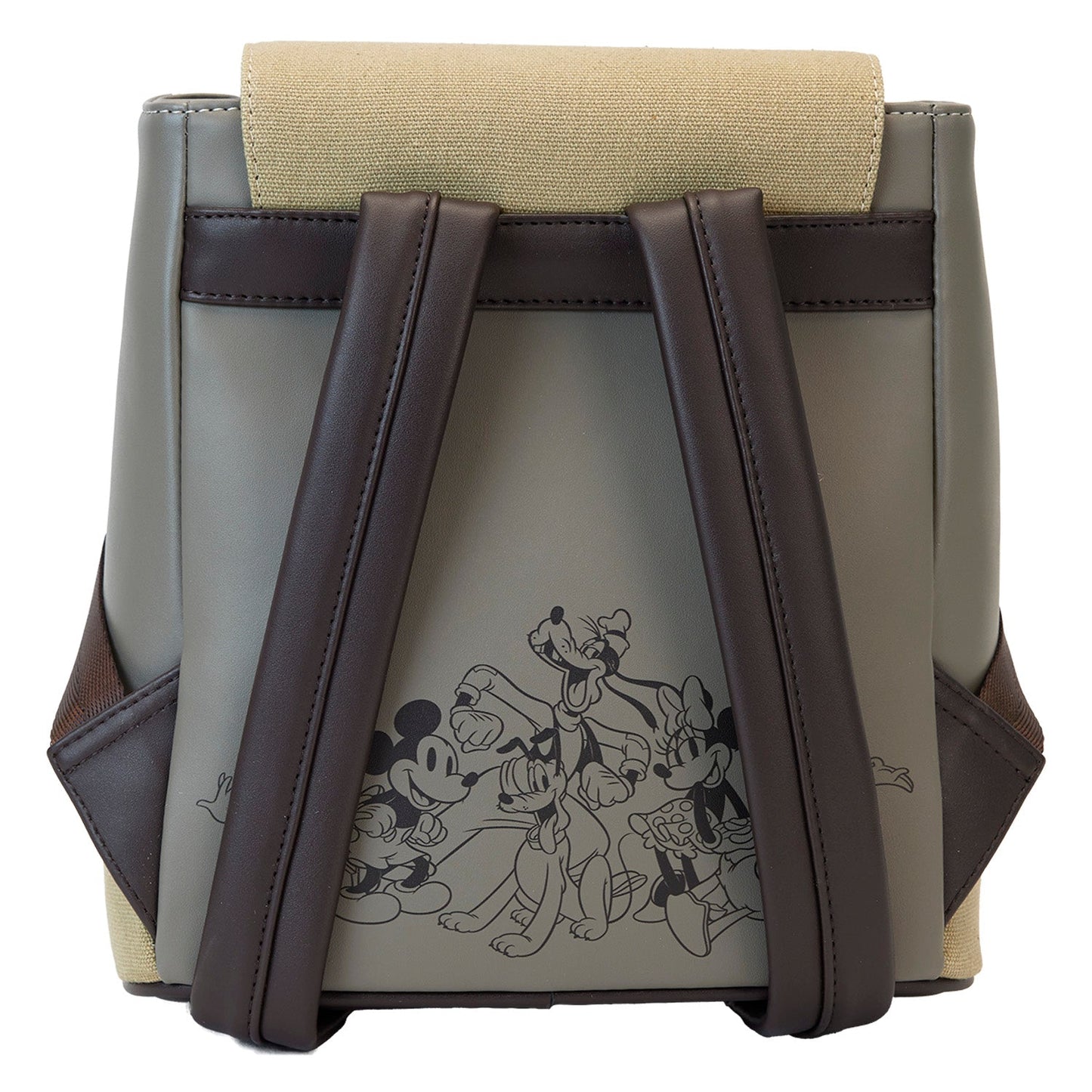 Loungefly x Disney Mickey And Friends Canvas Mini Backpack - GeekCore