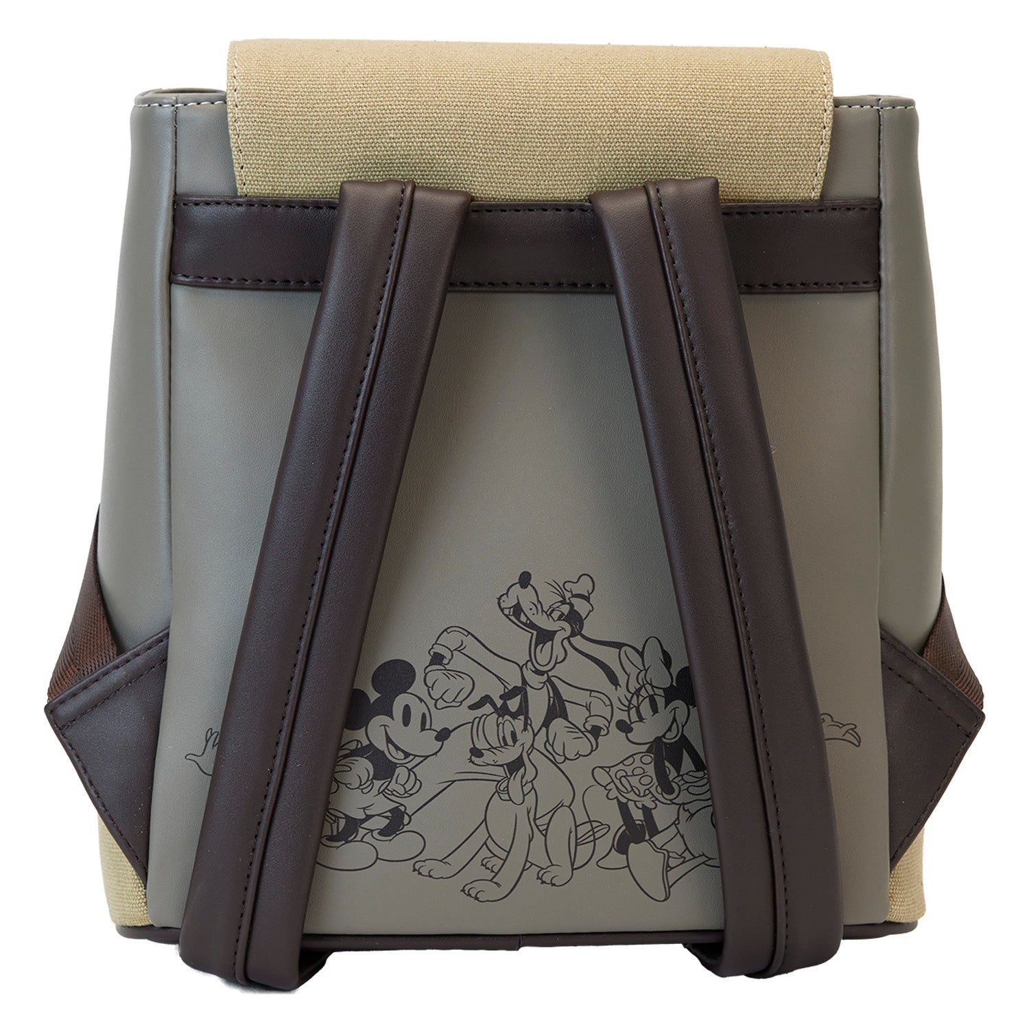 Loungefly x Disney Mickey And Friends Canvas Mini Backpack - GeekCore