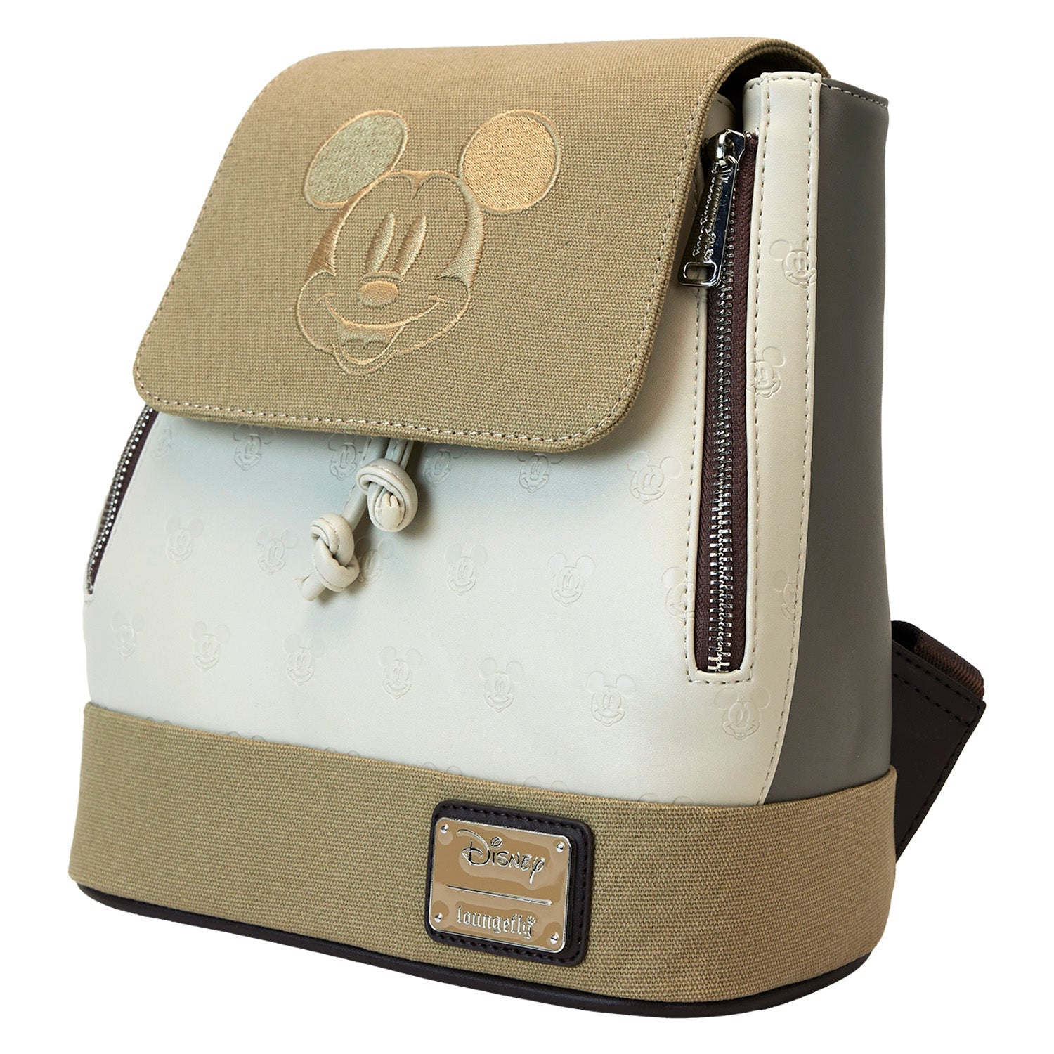 Loungefly x Disney Mickey And Friends Canvas Mini Backpack - GeekCore