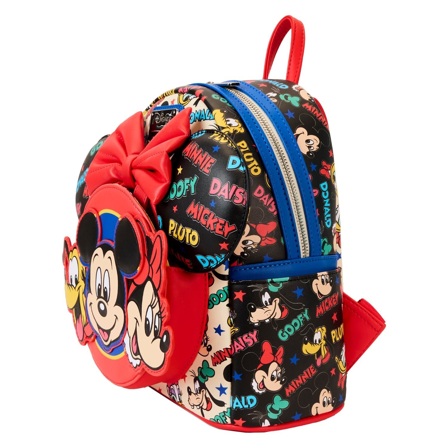 Loungefly x Disney Mickey And Friends Classic Ear Holder Mini Backpack Combo - GeekCore