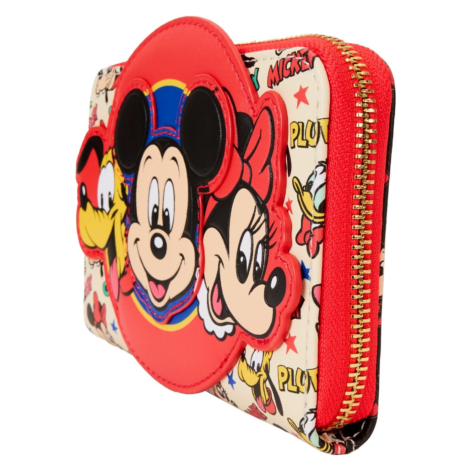 Loungefly x Disney Mickey And Friends Classic Zip Around Wallet - GeekCore