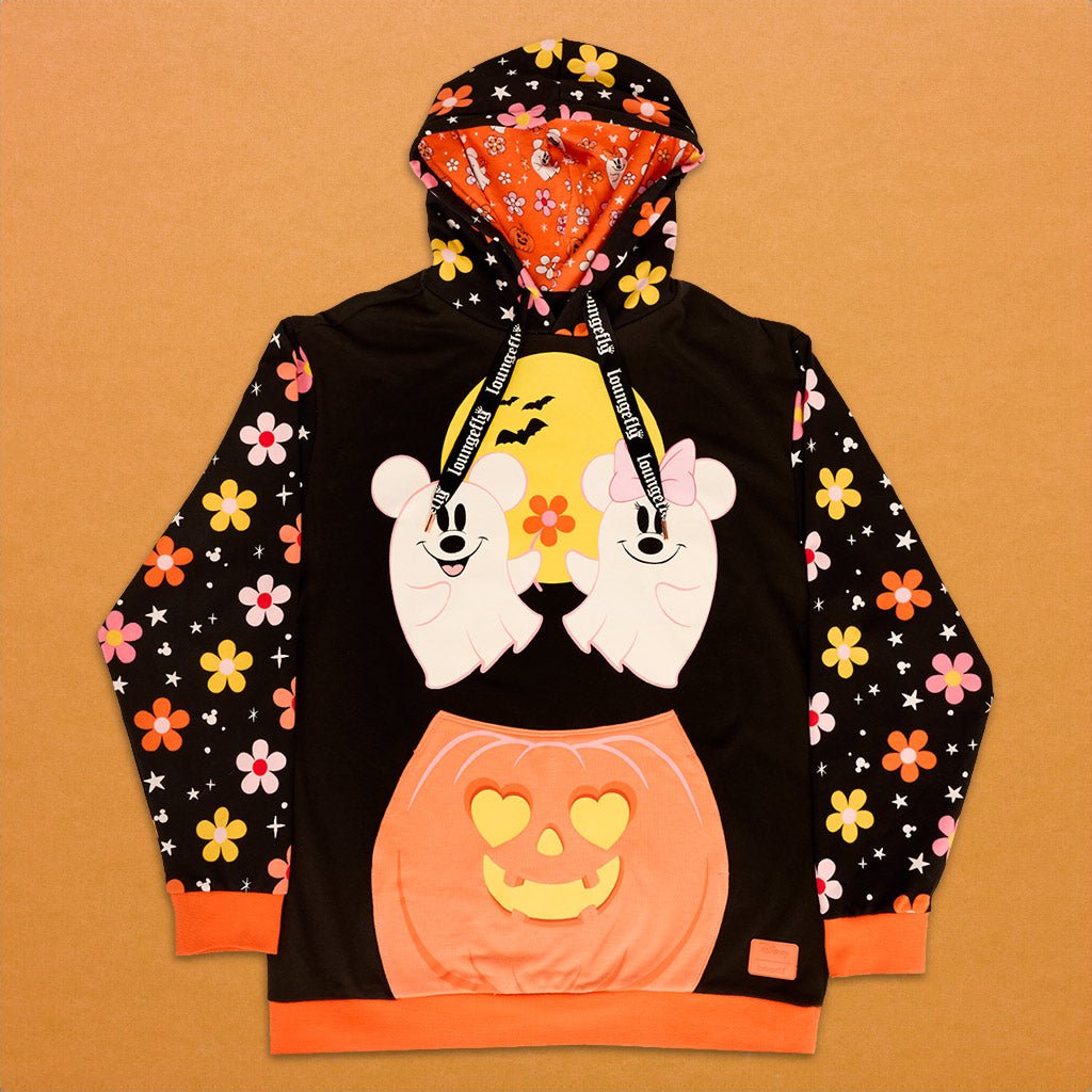Loungefly x Disney Mickey and Friends Halloween Hooded Sweatshirt - GeekCore