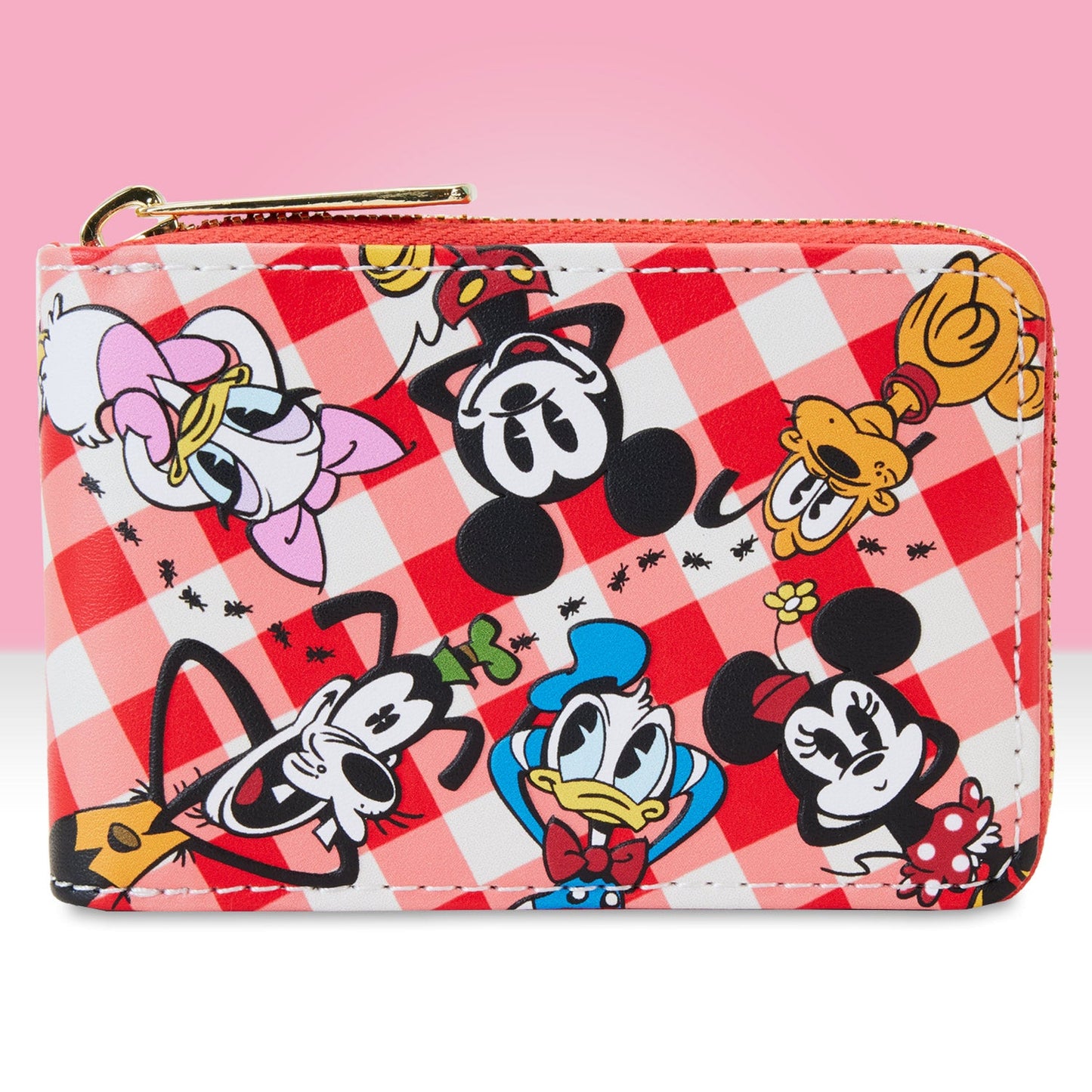 Loungefly x Disney Mickey and Friends Picnic Accordion Wallet - GeekCore