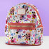 Loungefly x Disney Mickey and Minnie Floral Print Mini Backpack - GeekCore