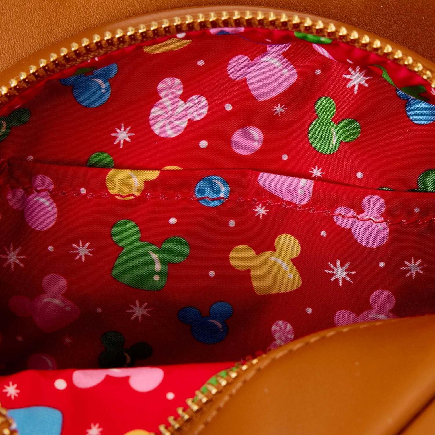 Loungefly x Disney Mickey and Minnie Gingerbread Cookie Figural Crossbody Bag - GeekCore