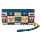 Loungefly x Disney Mickey and Minnie Holiday Flap Wallet - GeekCore
