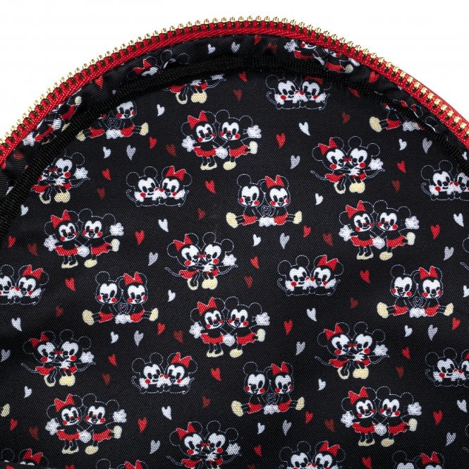 Loungefly x Disney Mickey and Minnie Mouse Heart Backpack - GeekCore
