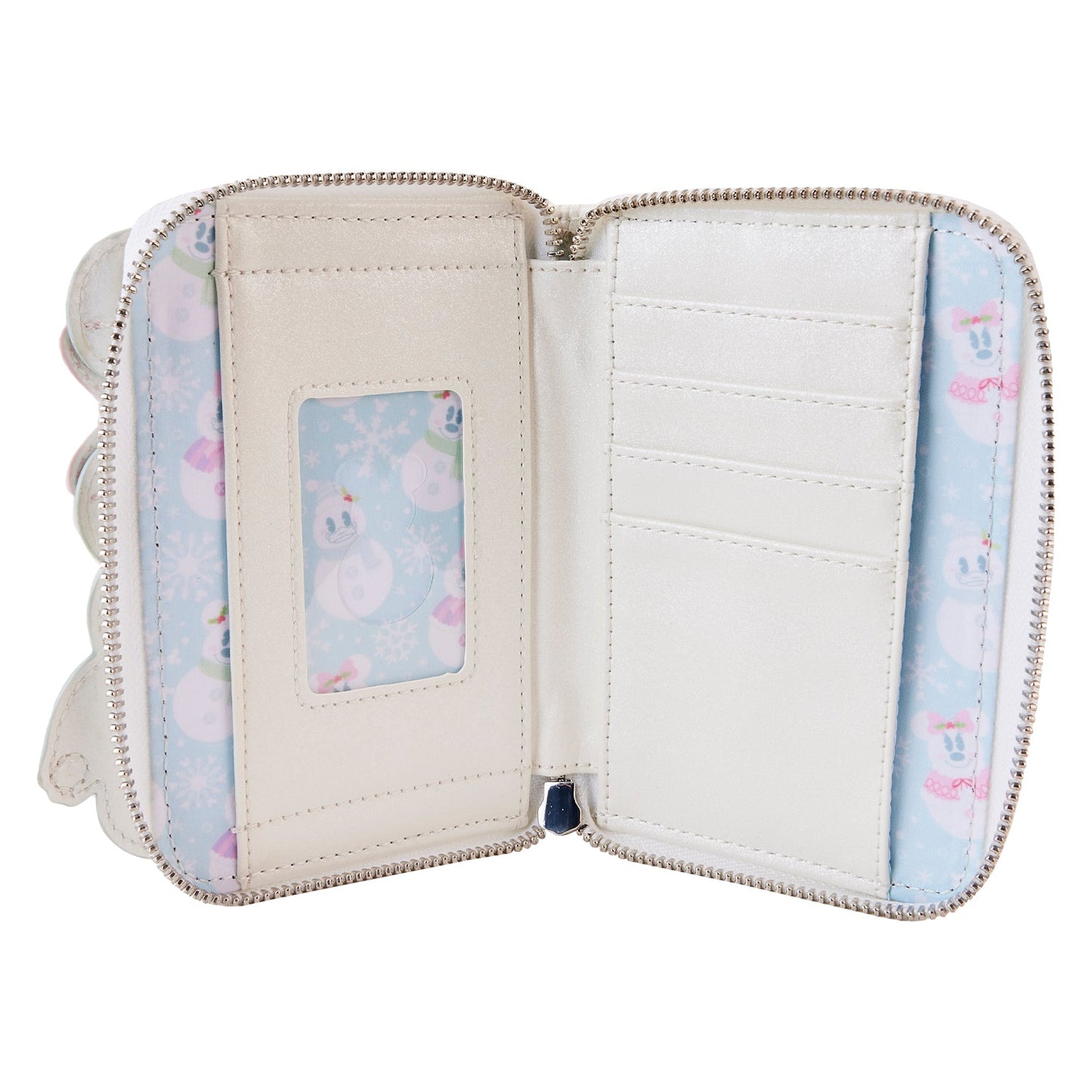 Loungefly x Disney Mickey and Minnie Pastel Snowman Wallet - GeekCore