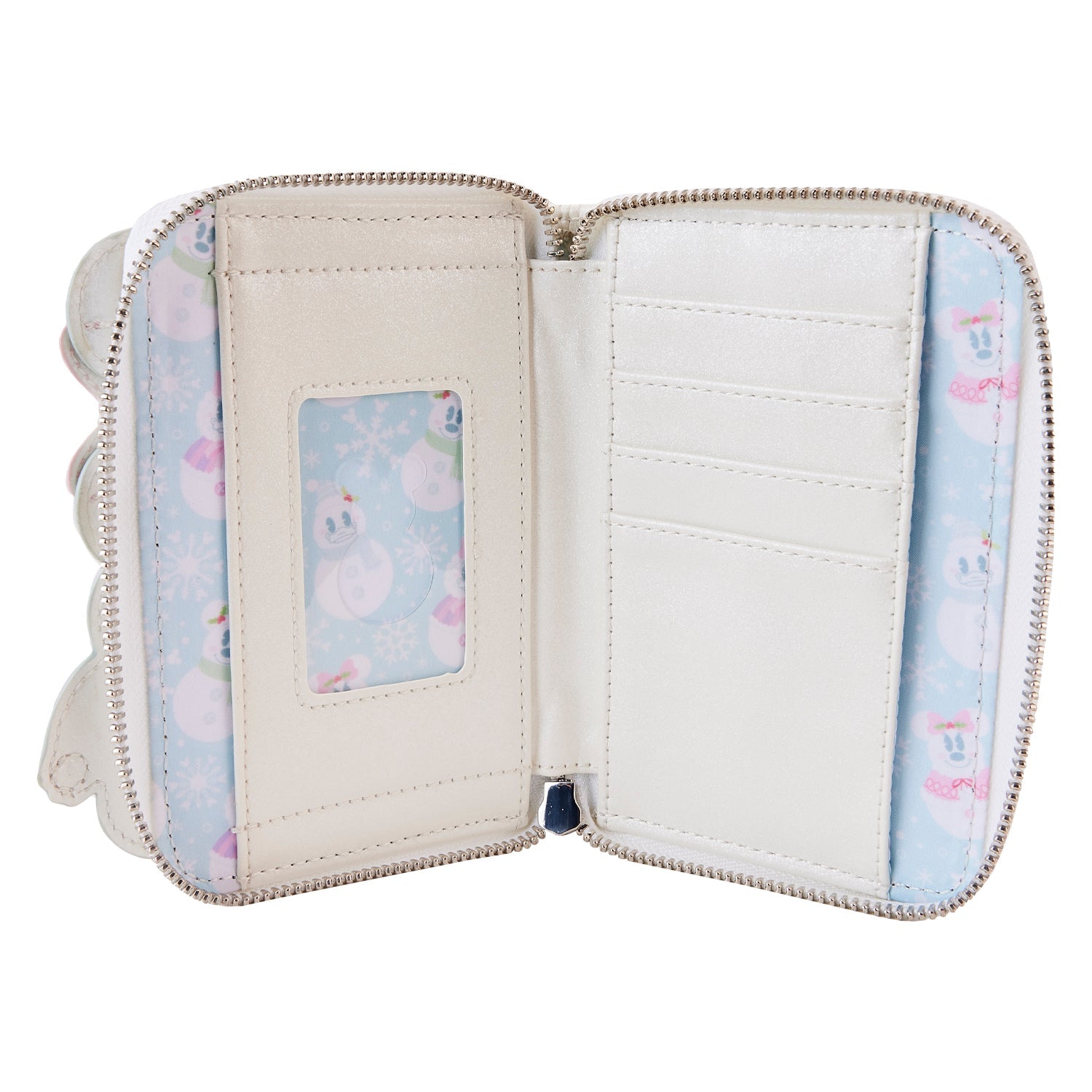 Loungefly x Disney Mickey and Minnie Pastel Snowman Wallet - GeekCore